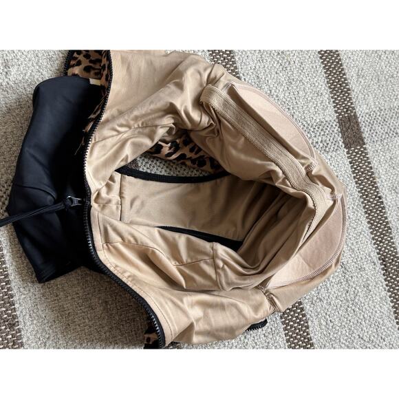 Summersalt The Surf Leo Leopard Print One Piece Swimsuit Women’s 4 Modest Small - Picture 10 of 12